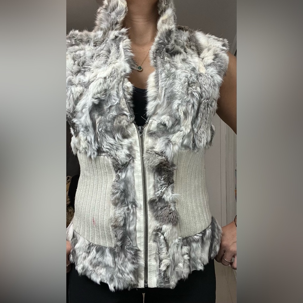 Winter vest 100%fur very nice